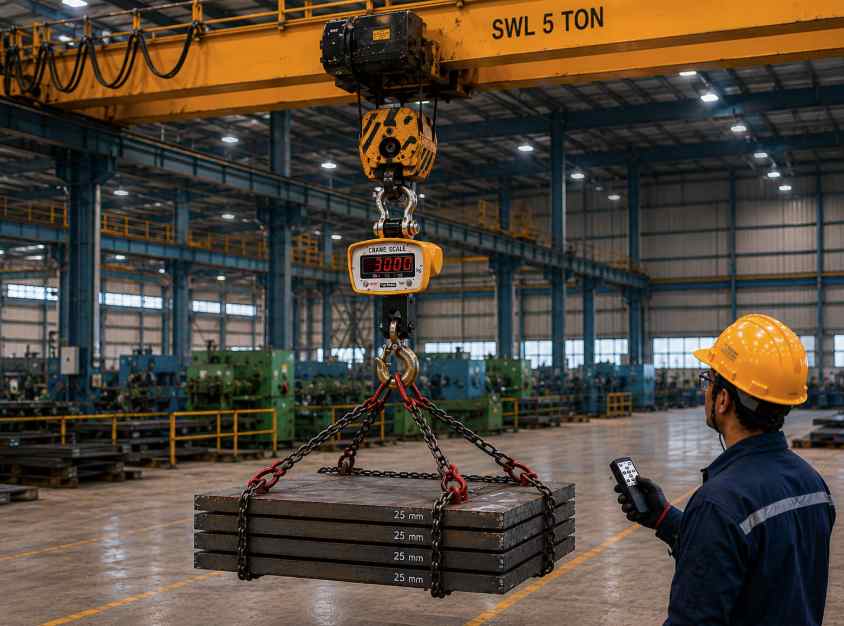 Industrial crane scales